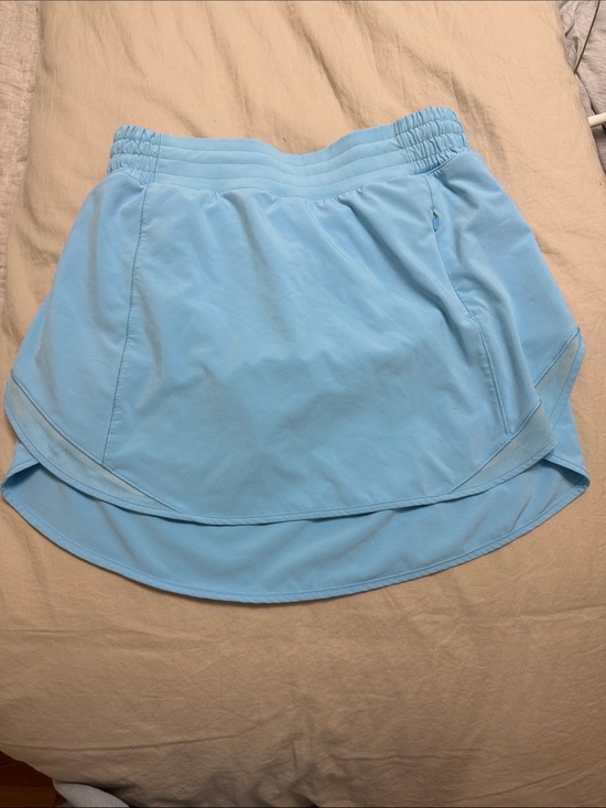 lululemon athletica Pants - lululemon athletica light blue elastic waist skort